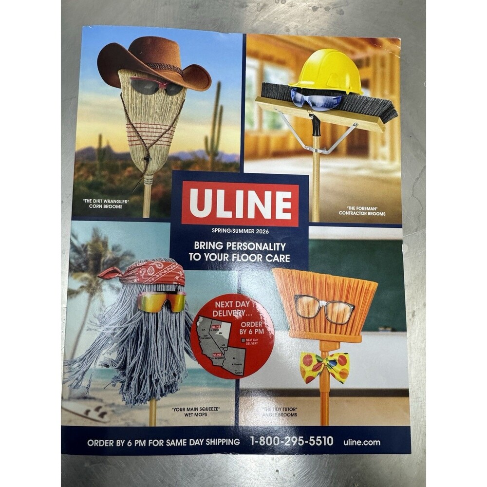 Uline Spring Summer 2026 Catalog Floor Care Janitorial Supplies